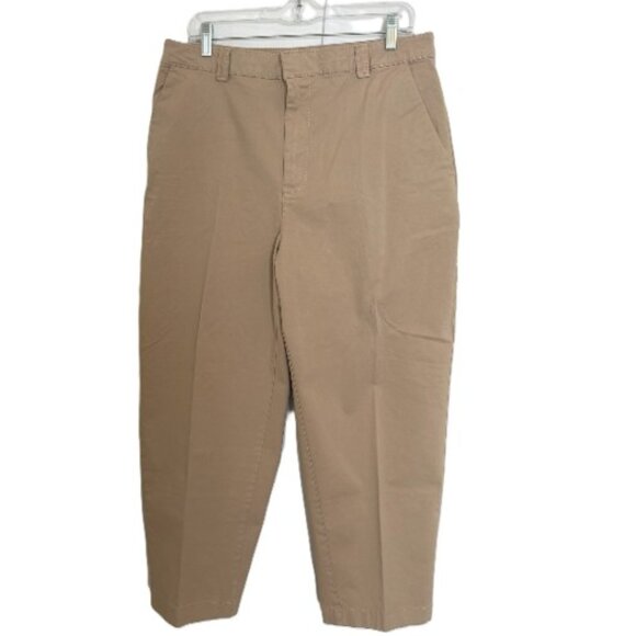 GAP Straight Up High Rise Khakis with Washwell Sz 12 - Picture 2 of 7